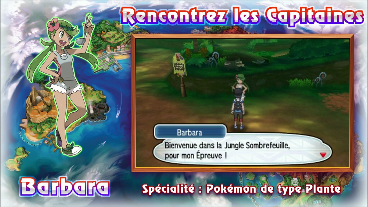 Pokémon Soleil et Lune Barbara